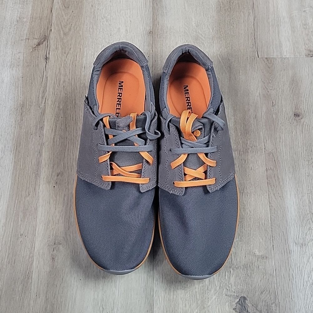 Men's Merrell Charcoal/Orange Airmesh Sneaker, Size 11